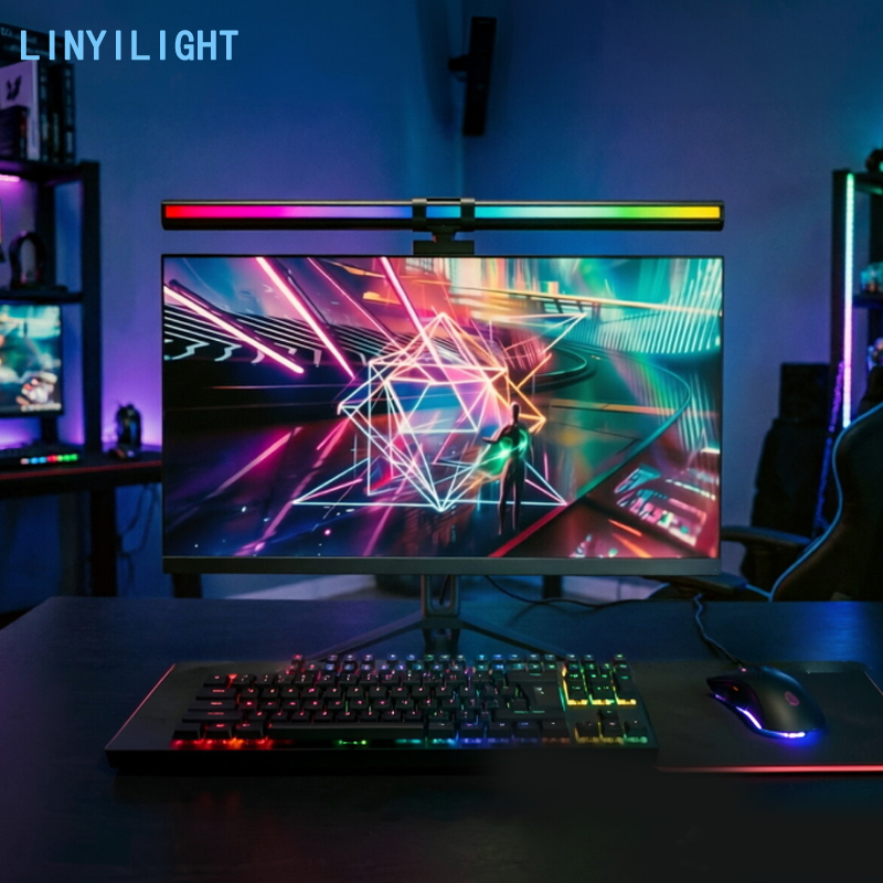 Home Office Work Table - Barra Luminosa LED RGB 60/80cm, Lampada