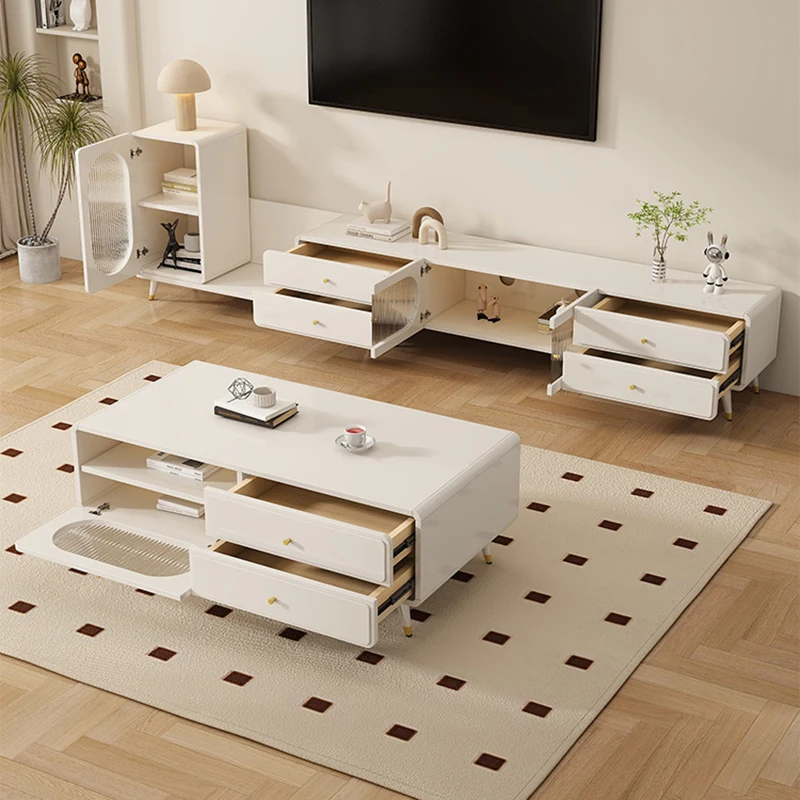 Drawer Pedestal Cabinet - Organizzatore di intrattenimento Piedistallo Supporti TV