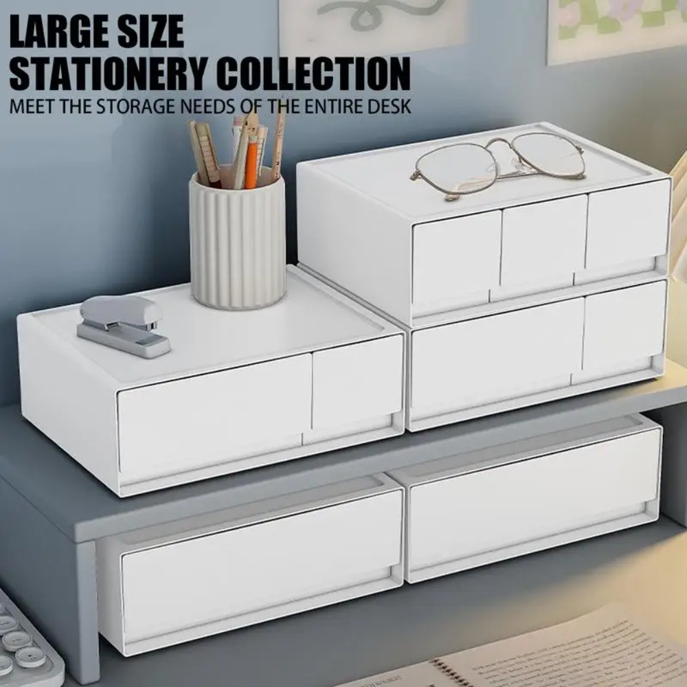 Desk Drawer Small - 2026 Miglior Nuovo Organizer Premium Impilabile