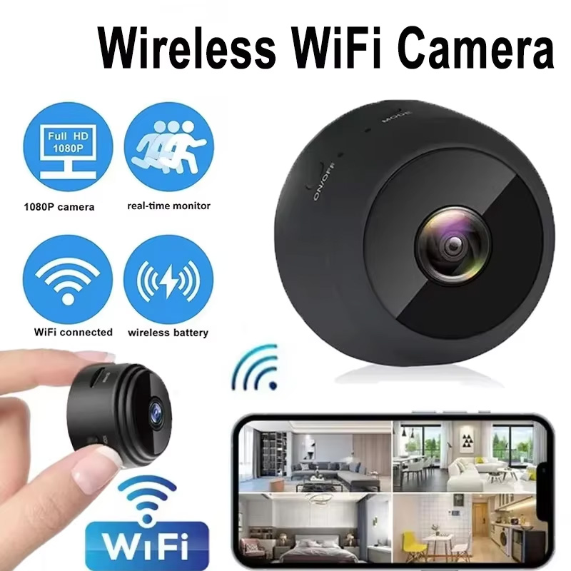 Webcam Hd 1080P - Nuova telecamera A9 Wifi 1080p HD