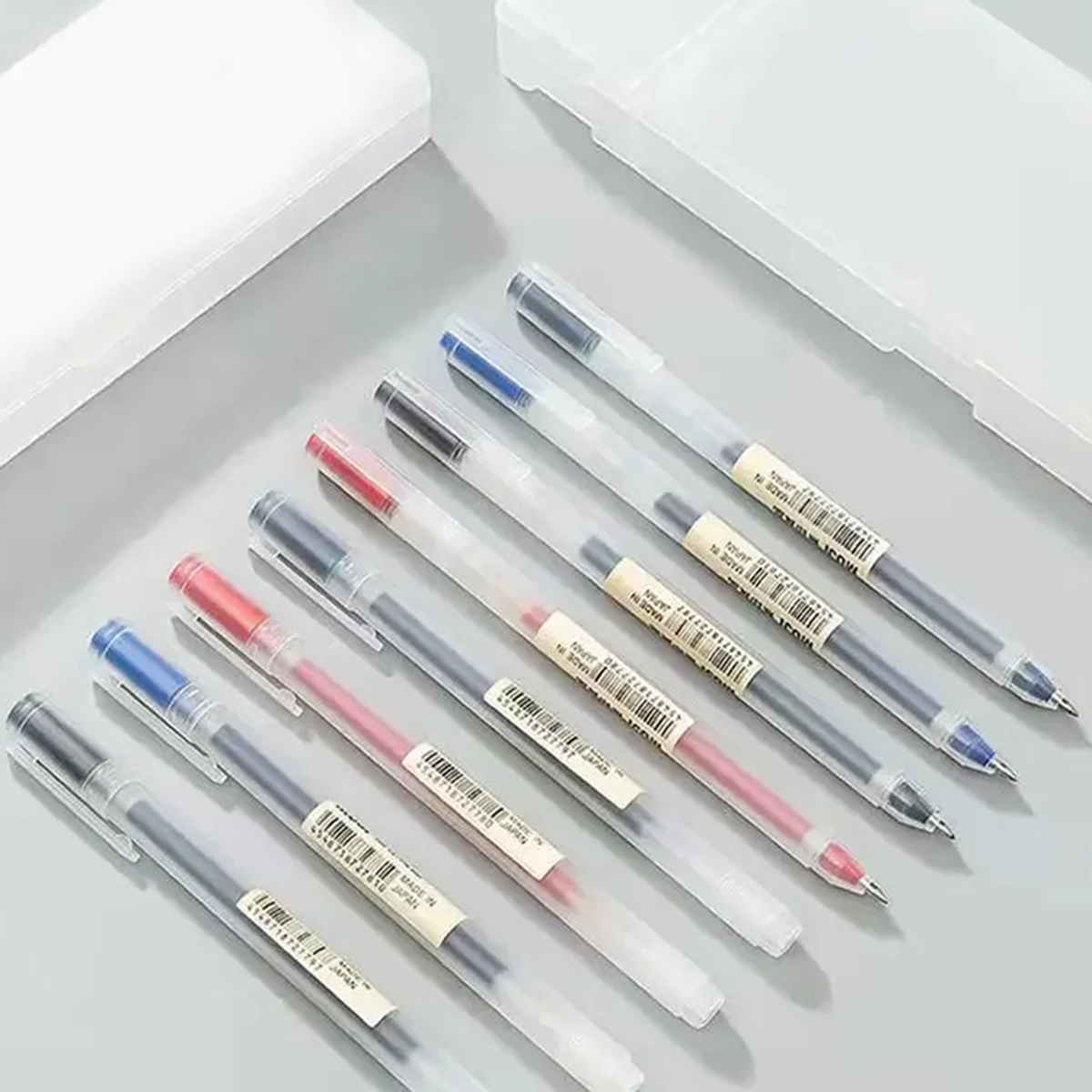Muji Stationery Gel Pen - 3-6 Pz/set 0.38mm Kawaii MUJIs Penna