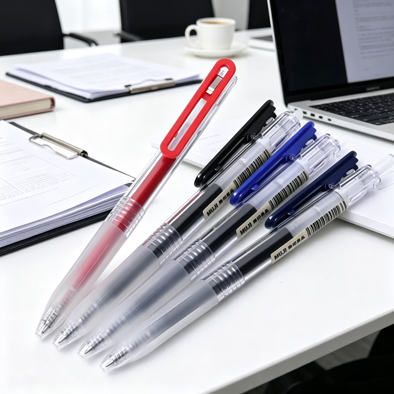 Muji Stationery Gel Pen - Penne gel retrattili MUJI da 0,5