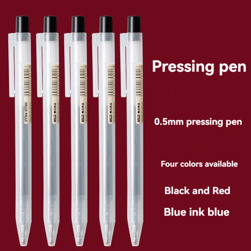 Muji Stationery Gel Pen - Penna gel da stampa da 0,5