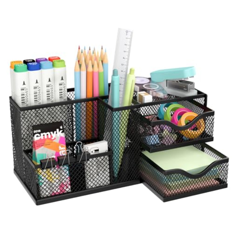 Desk Drawer Small - Organizer da scrivania in rete, portapenne