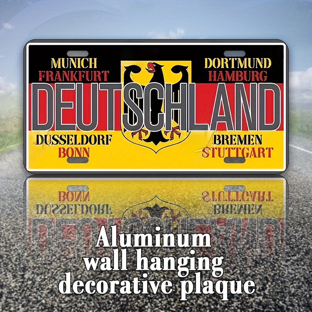 Home Office Deutschland - Targa con Aquila e Scritta AL