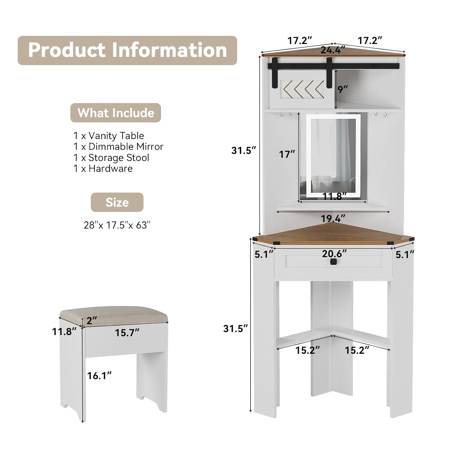 Set Scrivania Angolare con Luc - Desk Drawer Small recensione e prezzo