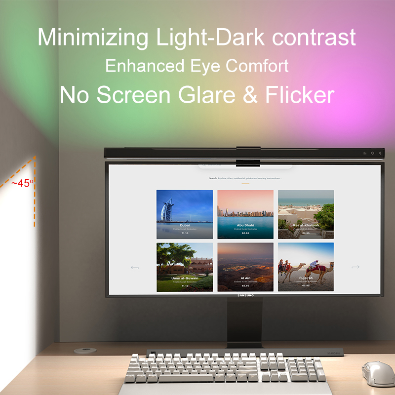 Barra Luminosa LED RGB 60/80cm - Home Office Work Table recensione e prezzo