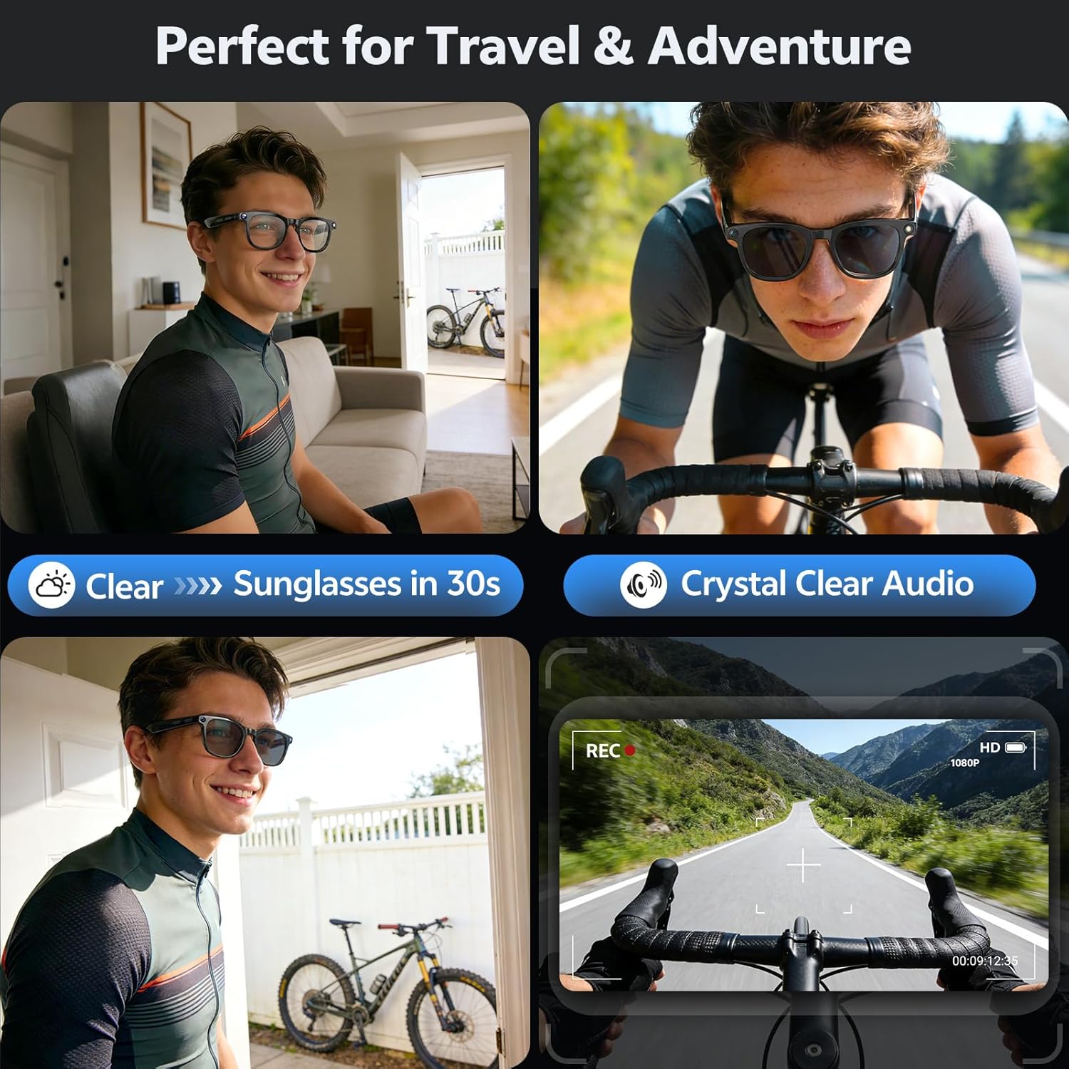 Occhiali Smart 4K 8MP 2026 da  - Webcam Hd 1080P recensione e prezzo