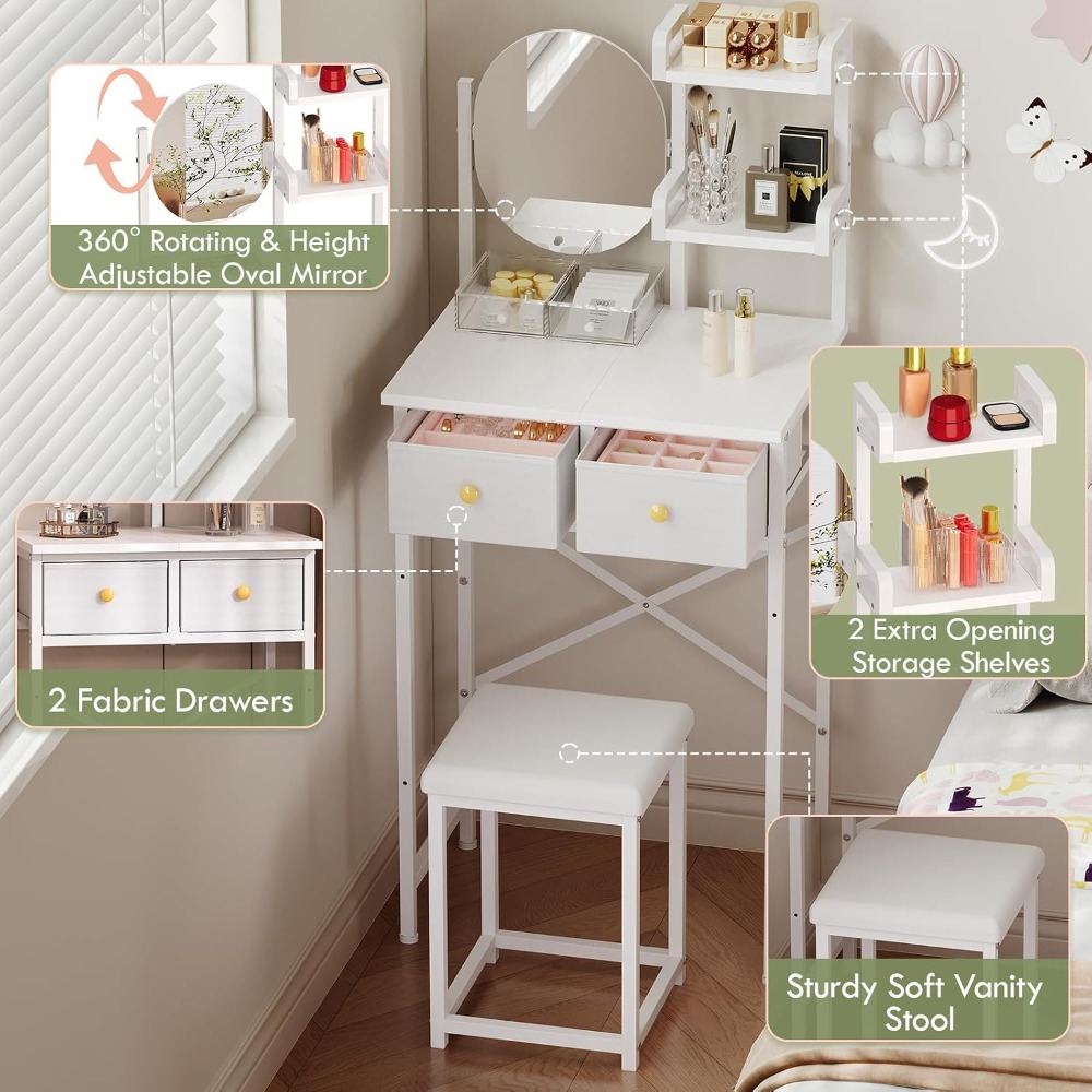 Toeletta piccola da 50 cm con  - Desk Drawer Small recensione e prezzo