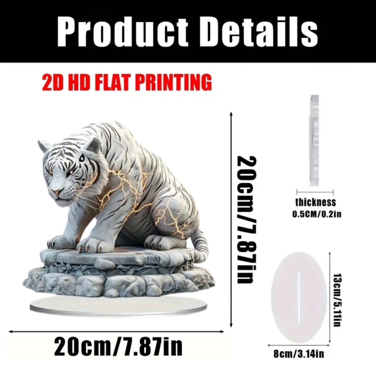 Statua di due tigri, statuetta - Office Table Home recensione e prezzo