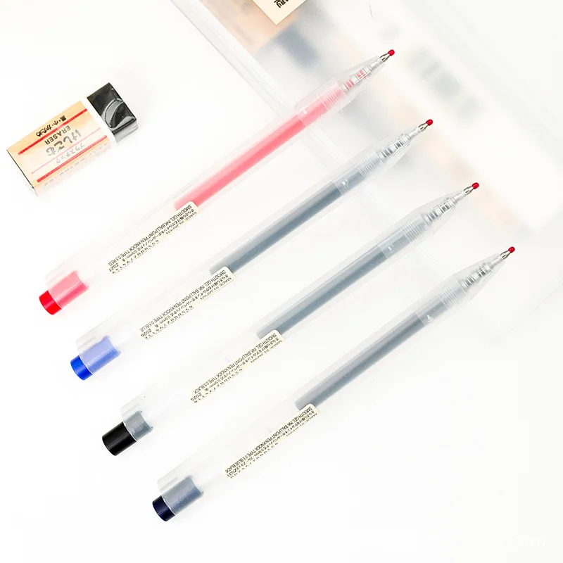 Penna gel da stampa da 0,5 mm  - Muji Stationery Gel Pen recensione e prezzo