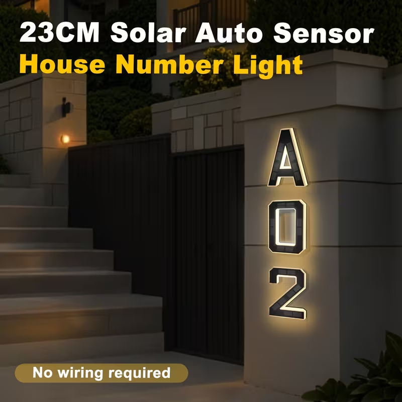 Segnale di indirizzo a LED sol - Home Office Number recensione e prezzo