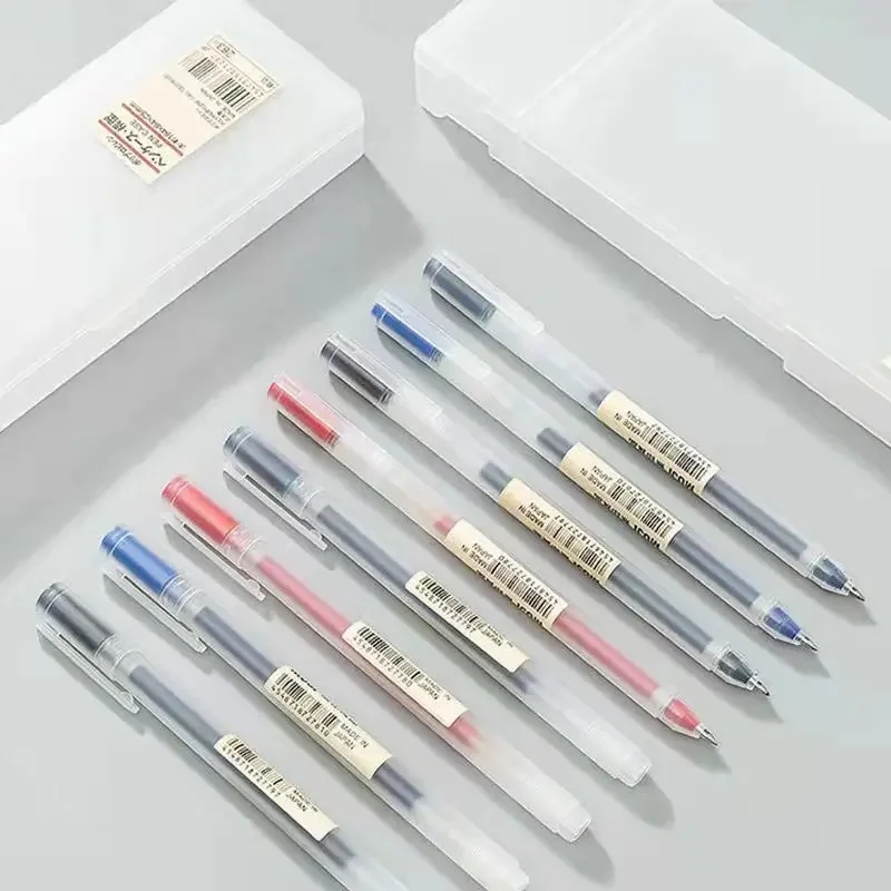 3-6 pezzi penna gel kawaii ner - Muji Stationery Gel Pen recensione e prezzo