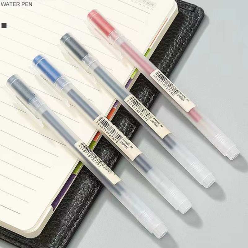 3-6 pezzi penna gel kawaii ner - Muji Stationery Gel Pen recensione e prezzo