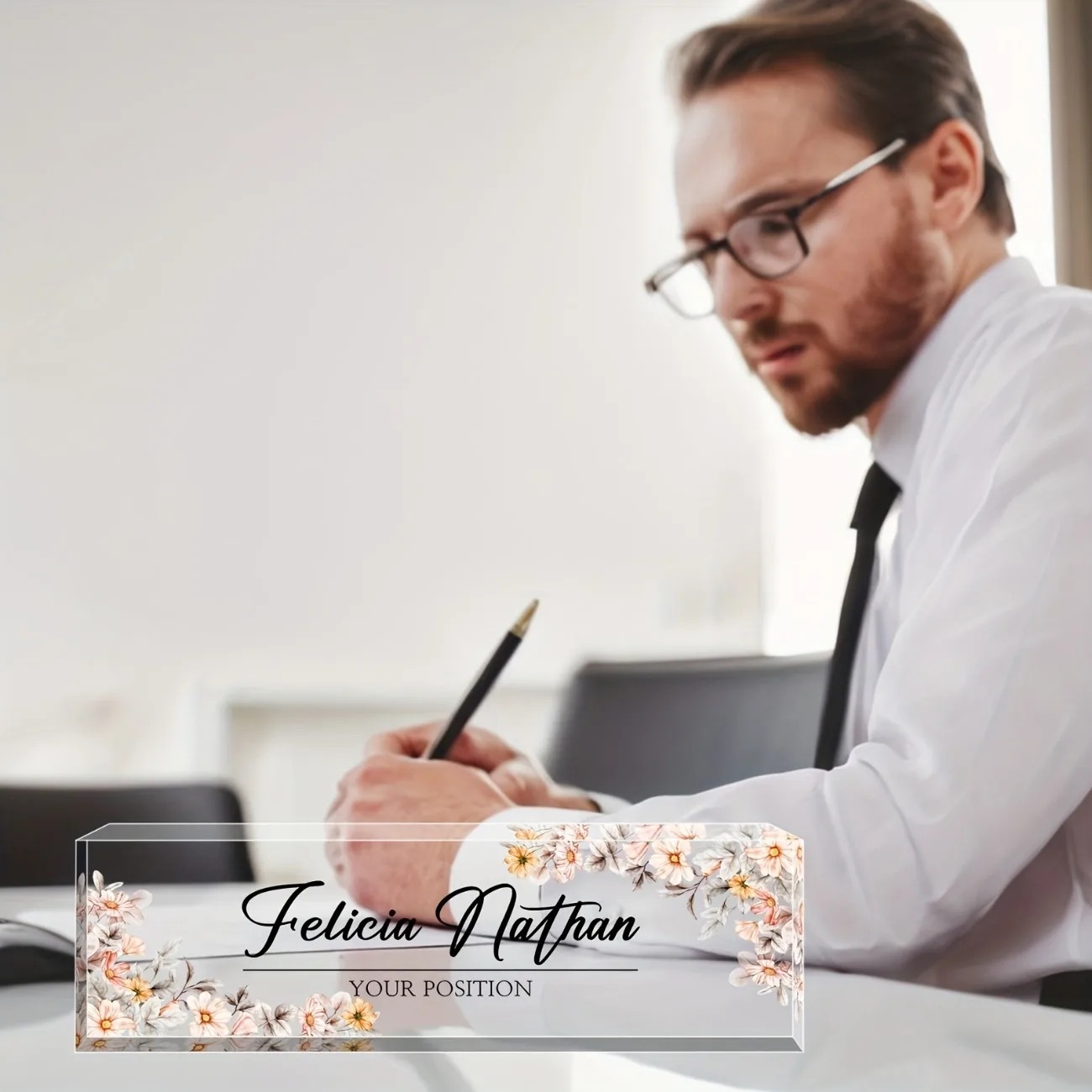 [2D Piatto] Targhetta da Scriv - Office Table Home recensione e prezzo