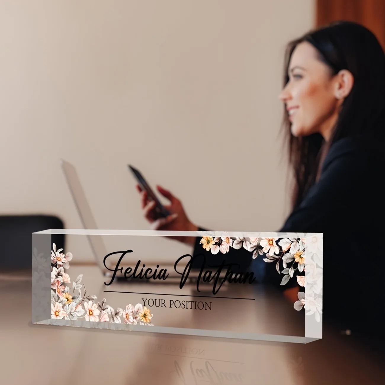 [2D Piatto] Targhetta da Scriv - Office Table Home recensione e prezzo