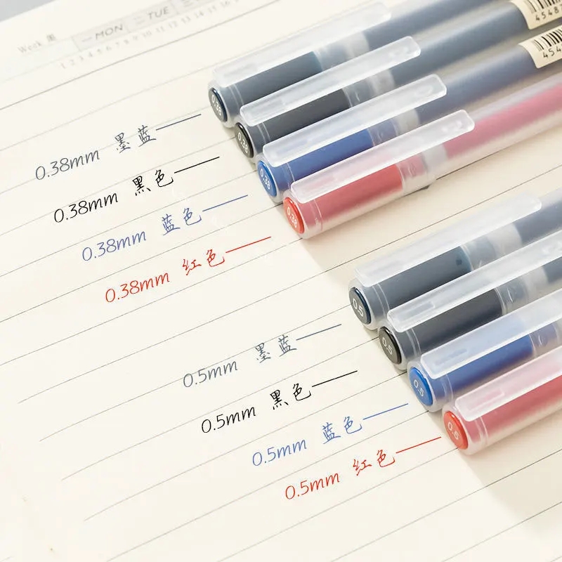 3-6 Pz/set 0.38mm Kawaii MUJIs - Muji Stationery Gel Pen recensione e prezzo