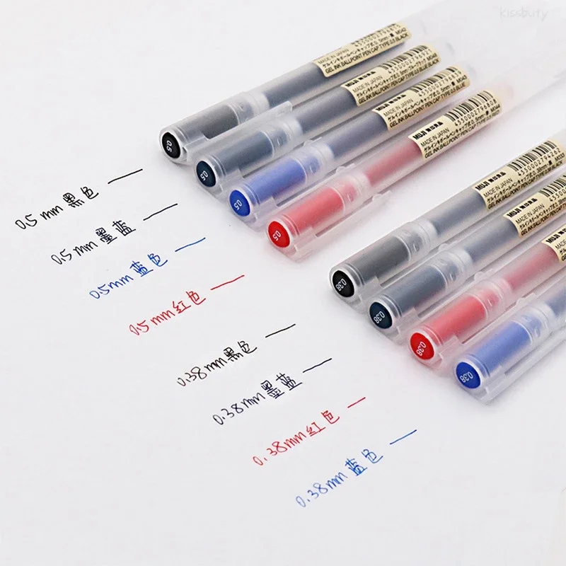 10-30 Pz/set 0.38/0.5mm Penna  - Muji Stationery Gel Pen recensione e prezzo