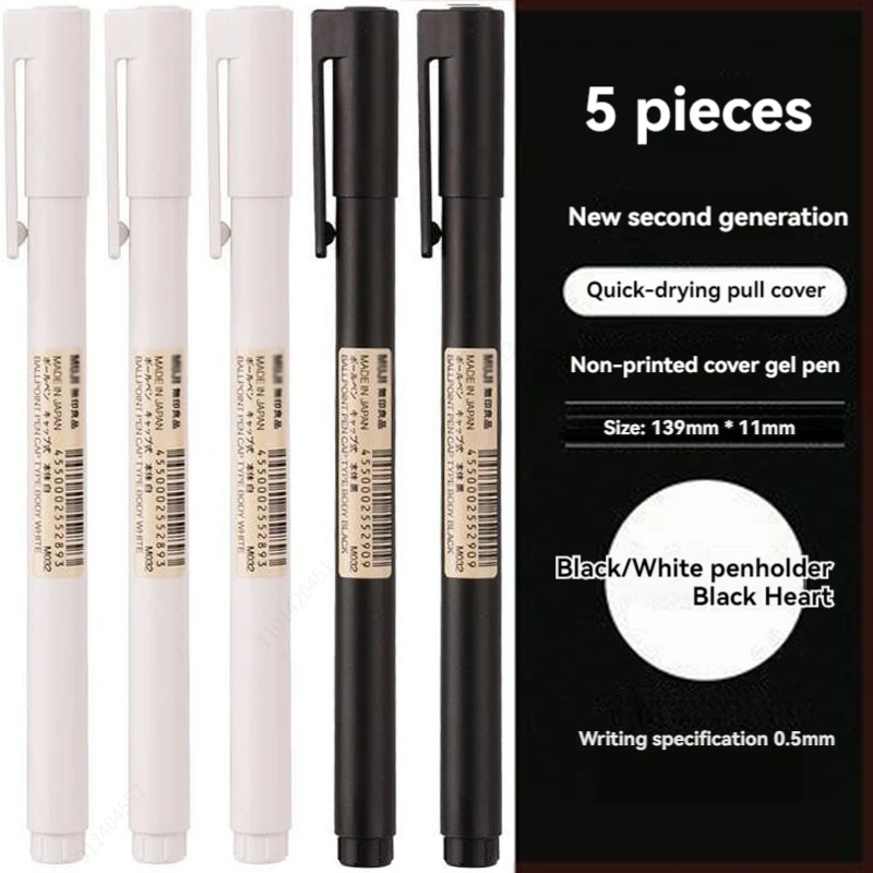 Penne Gel Nere con Punta a Pro - Muji Stationery Gel Pen recensione e prezzo