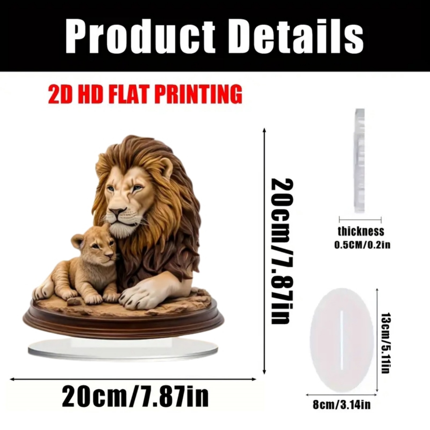 Statua di leone maschio, statu - Office Table Home recensione e prezzo