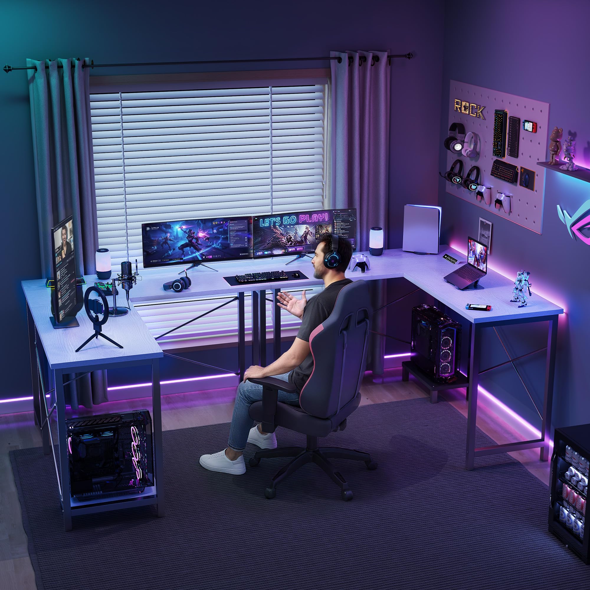 Scrivania a L JHK da 50 Pollic - Home Office Work Table recensione e prezzo