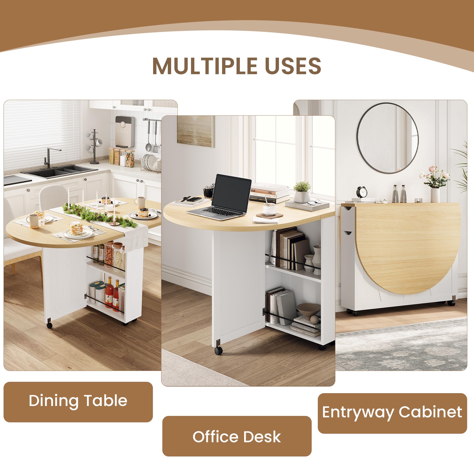 Tavolo da Pranzo Pieghevole 3- - Desk Drawer Small recensione e prezzo
