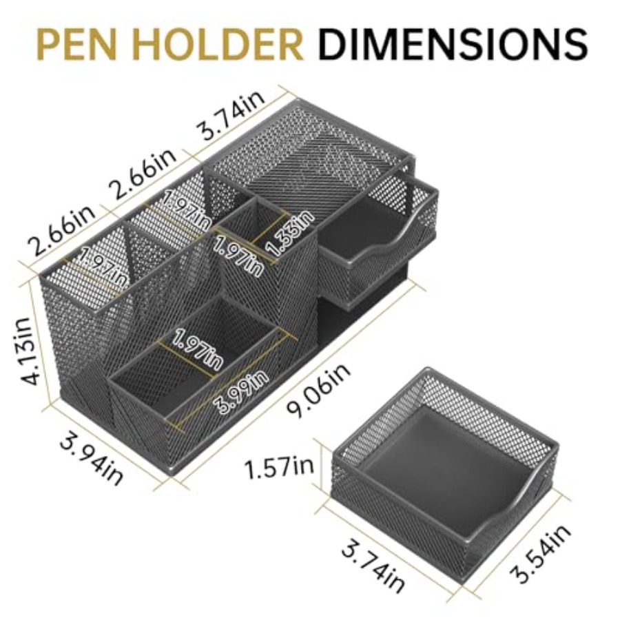 Organizer da scrivania in rete - Desk Drawer Small recensione e prezzo
