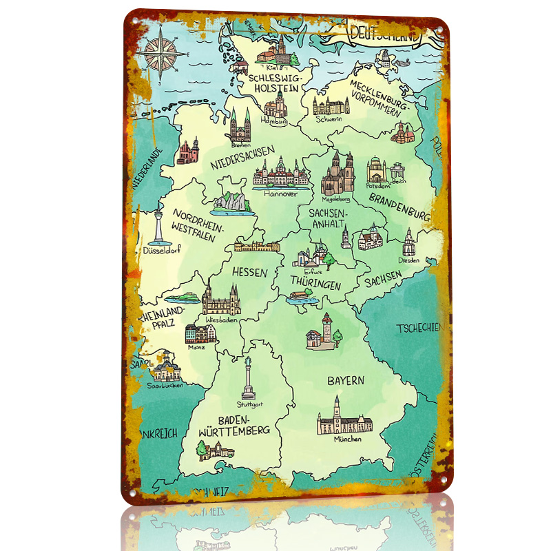 Poster in Metallo 3D Personali - Home Office Deutschland recensione e prezzo