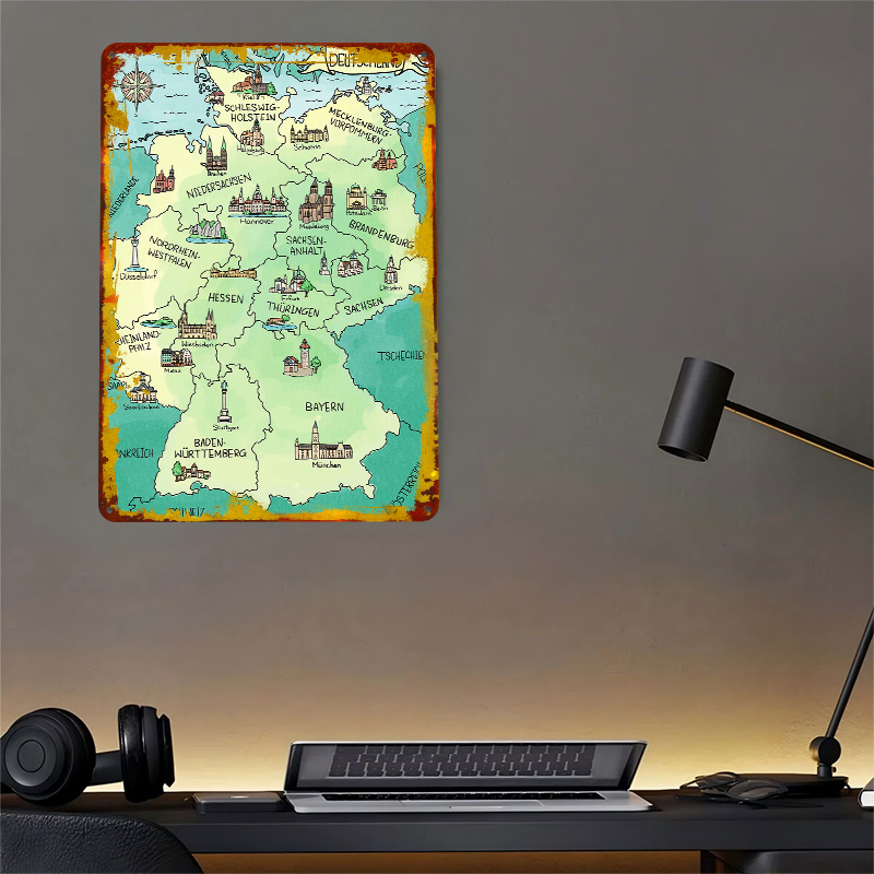 Poster in Metallo 3D Personali - Home Office Deutschland recensione e prezzo
